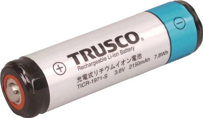 【メーカー型番】TICR-1971-S【JANコード】4989999217704【ブランド】TRUSCO 　【特徴】●JL-335専用の充電池です。【用途】【仕様】●外径(mm):19●全長(mm):71●適合本体:JL-335●質量(g):44●JL-335専用【材質／仕上】【セット内容／付属品】【注意】【原産国】中国【送料について】北海道、沖縄、離島は送料を頂きます。