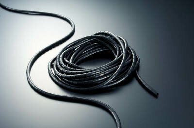 TRUSCO スパイラルチューブ 10m 結束径Φ6．0～30．0 黒【TSP8BK】(梱包結束用品・結束バンド)(代引不可)