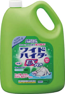 【メーカー型番】509819【JANコード】4901301509819【ブランド】Kao【特徴】●しみこんだ汚れや菌を強力除去します。●消臭・除菌成分配合です。●少ない量でしっかり消臭・除菌・漂白できます。●さわやかな花の香りです。【用途】【仕様】●容量(L):4.5●質量(kg):4.73【材質／仕上】●成分：過酸化水素、界面活性剤【セット内容／付属品】【注意】【原産国】日本【送料について】北海道、沖縄、離島は送料を頂きます。