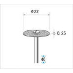 ナカニシ 電着ダイヤモンドディスク【14303】(電動工具・油圧工具・マイクログラインダー)【送料無料】