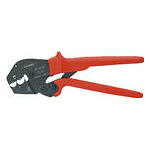 【メーカー型番】9752-23【JANコード】4003773052159【ブランド】KNIPEX【特徴】●てこの原理を最大限利用するデザインにより、通常の圧着プライヤーよりも30％まで握力を低減し、圧着力の再調整も可能です。●バランスのとれた重心位置、ヘッドの角度および人間工学に基づいたハンドル形状による使いやさすさが特徴です。●両手操作にも対応し、断面の大きい導体を簡単に圧着できます。【用途】●ハンダ付けを必要としない端子などの圧着作業に。【仕様】●圧着端子(mm[[の2乗]])裸端子用:16+25●圧着端子(mm[[の2乗]])接続端子用:-●全長(mm):250●質量(g):565●AWG:5+3●ハンドル部:滑り止めのプラスチックカバー付【材質／仕上】●高級クロムバナジウム電気鋼、油焼き入れ【セット内容／付属品】【注意】【原産国】ドイツ【送料について】北海道、沖縄、離島は送料を頂きます。