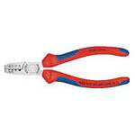 【メーカー型番】9762-145A【JANコード】4003773060154【ブランド】KNIPEX【特徴】●識別マークの付けられた台形のダイス形状で圧着して、スリーブと導体を確実に接続します。【用途】●エンドスリーブ（フェルールタイプ）の圧着に。【仕様】●全長(mm):145●圧着範囲:0.25〜2.5mm[[の2乗]](AWG23〜13)●ハンドル:コンフォート●質量(g):170【材質／仕上】●バナジウム電気鋼、鍛造品、油焼き入れ【セット内容／付属品】【注意】【原産国】ドイツ【送料について】北海道、沖縄、離島は送料を頂きます。