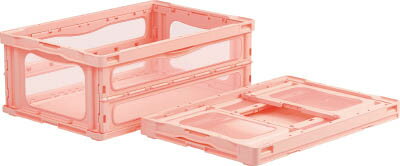 サンコー マドコンライトO−55B ピンク【SKMLO-O-55B-PNK】(コンテナ・パレット・折りたたみコンテナ)【..