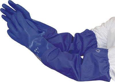 ビニスター ジョイハンド腕カバー付 LL【647-LL】(作業手袋・腕カバー付手袋)