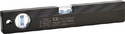 エビスダイヤモンド 磁石付ベーシックレベルブラック 300mm ブラック／ブルー【ED-30MBBL】(測量用品・水平器)(4.0)