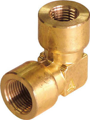 ASOH 異径内ネジエルボ PT1／4内×PT3／8内【LF-1023】(流体継手・チューブ・エア配管継手)