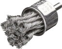LESSMANN 軸付ノット型エンドブラシ Φ29 高張度鋼線 0.35【456278】(研削研磨用品・軸付ブラシ)【送料無料】(4)
