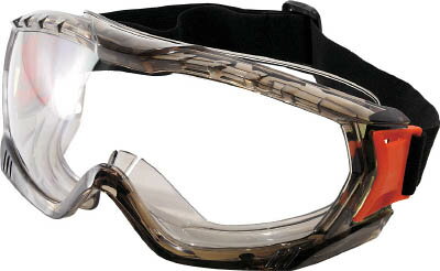 【メーカー型番】TSG-501M【JANコード】4989999323726【ブランド】TRUSCO 　【特徴】●左右が見えやすいワイドタイプです。【用途】【仕様】●レンズ色:クリア●UVカット:有●防曇加工:有●防傷加工:有●フレーム色:透明グレー●レンズ交換:可能●ANSI規格品（Z87.1）●密閉タイプ●レンズ厚:2.0mm【材質／仕上】●レンズ:ポリカーボネート●フレーム:軟質ポリ塩化ビニール（軟質PVC）●バンド:布・ゴム混紡【セット内容／付属品】【注意】【原産国】台湾【送料について】北海道、沖縄、離島は別途送料を頂きます。