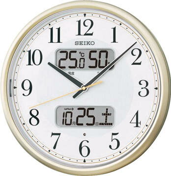 SEIKO 電波掛時計 P枠【KX384S】(OA・事務用品・掛時計)...(3.0)