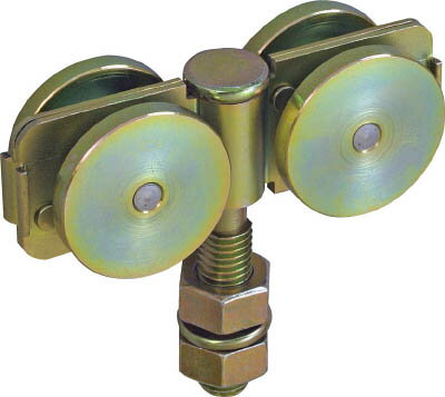 ダイケン 3号ドアハンガー用ベアリング複車 フレキシブルタイプ【3-4WH-BN】(建築金物・工場用間仕切り..