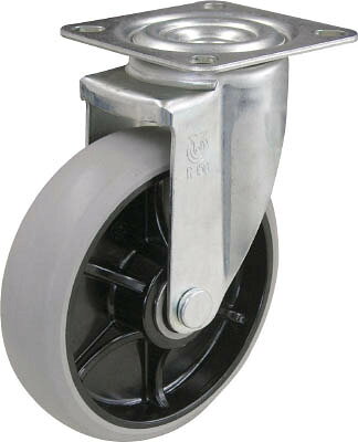 TRUSCO TYSシリーズ 自在 ウレタン車100mm【TYSU-100】(キャスター・プレート式ウレタン車)