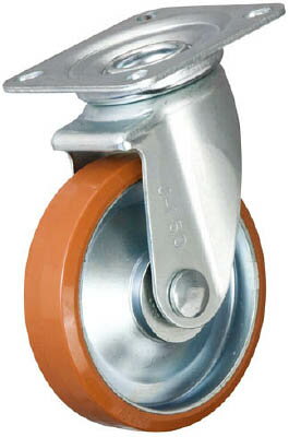 イノアック 中荷重用キャスター ログラン 旋回金具付 Φ200【P-200WJ】(キャスター・プレート式ウレタン車)【送料無料】(4.0)