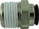 チヨダ ファイブメイルコネクタ 10mm・R1/2【F10-04M】(流体継手・チューブ・チューブ継手)
