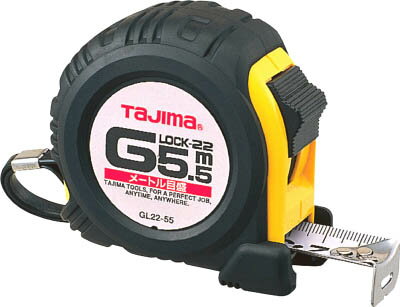 タジマ Gロック−22 5．5m／メートル目盛／ブリスター【GL22-55BL】(測量用品・コンベックス)