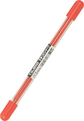 タジマ すみつけシャープ硬質赤替芯【SS13S-RED】(測量用品・建築用筆記具)