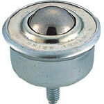 FREEBEAR フリーベア プレス成型品上向き用 スチール製 C−8B【C-8B】(コンベヤ・上向用ボールキャスター)(3.0)