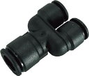 チヨダ ファイブ異径ユニオンワイ 6mm(2箇所)X8mm【FR6-8UY】(流体継手・チューブ・チューブ継手)