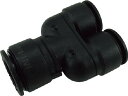チヨダ ファイブ異径ユニオンワイ 10mm(2箇所)X12mm【FR10-12UY】(流体継手・チューブ・チューブ継手)