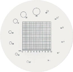 リーフ ガラススケール【S-207】(光学・精密測定機器・ルーペ)