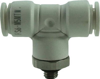 チヨダ ファイブSUSメイルブランチティ 白 6mm・M5X0．8【FS6-M5MTW】(流体継手・チューブ・チューブ継..