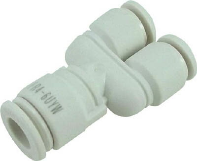 チヨダ ファイブ異径ユニオンワイ W（白） 4mm（2箇所）X6mm【FR4-06UYW】(流体継手・チューブ・チュー..