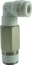 チヨダ ファイブロングメイルエルボ W(白)6mm・R1/4【F6-02M2LW】(流体継手・チューブ・チューブ継手)