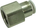 チヨダ ファイブフィメイルコネクタ W(白)8mm・RC1/4【F8-02FW】(流体継手・チューブ・チューブ継手)