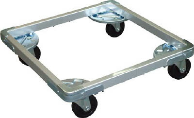 オーエム ドーリーDLF型 縦400〜500X横500〜600X75φ【DLF-7545】(運搬台車・コンテナ台車)【送料無料】