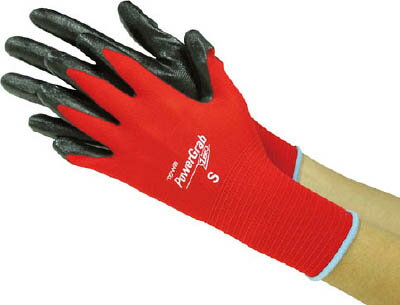 トワロン パワーグラブZERO レッド S【516-S】(作業手袋・すべり止め背抜き手袋)