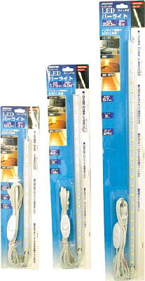 【メーカー型番】N-LED1355【JANコード】4959171103460【ブランド】ノア　【特徴】●中間スイッチ付で電源の入／切が手元で簡単に操作できます。●LED照明なのに煩わしいACアダプターは不要で、直接ACコンセントに差し込んで使用できます。【用途】【仕様】●幅(mm):16.5●高さ(mm):13.5●長さ(mm):572●消費電力(W):6●標準消費電力料金:0.16円/h●明るさ(lm):220●電圧(V):100(50/60Hz)●全光束(lm):220●電圧:100V(50/60Hz）●中間スライドスイッチ付【材質／仕上】【セット内容／付属品】●木ねじ2本【注意】【原産国】ベトナム【送料について】北海道、沖縄、離島は送料を頂きます。