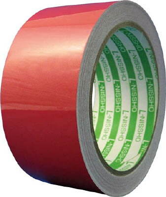 日東エルマテ 再帰反射テープ 45mmx10m 赤【HT-45R】(テープ用品・安全表示テープ)