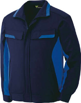 【商品詳細】●袖部の新立体裁断構造により、360度ストレスのない快適な腕の動きを実現しました。●カフスの調節はマジックテープ仕様のため、突起物による傷付けの心配がありません。●従来のユニフォームの概念をくつがえす、驚きの動きやすさを実現したベルデクセルシリーズです。●男女兼用のモデルです。●建設●住宅作業●運輸●物流●引っ越し●ビルメンテナンス●清掃作業●色:ネイビー×ロイヤルブルー●サイズ:L●着丈(cm):64●胸囲(cm):118●肩巾:50(cm)●袖丈:57(cm)●帯電防止作業服JIS適合品●ポリエステル80%、綿20%●ストレッチツイル【送料について】北海道、沖縄、離島は送料を頂きます。