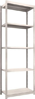 TRUSCO M1.5型軽中量棚 860X445XH2400 5段 単体 NG M1.58345【送料無料】