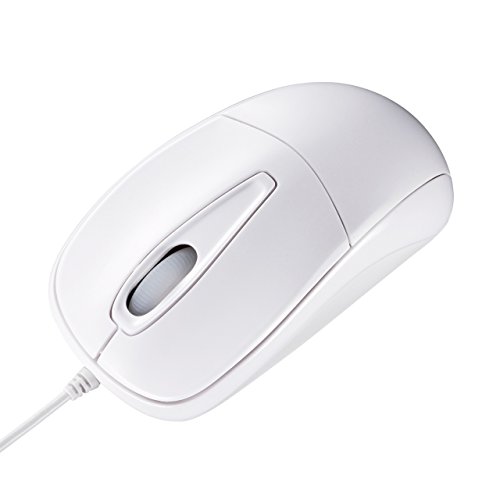 Optical Mouse - サンワサプライ 静かなクリック音とホイール回転音の静音マウス ホワイト MA-122HW