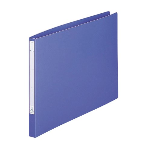 リヒトラブ パンチレスファイル F376-9 A3ヨコ 藍 (F-376-9)
