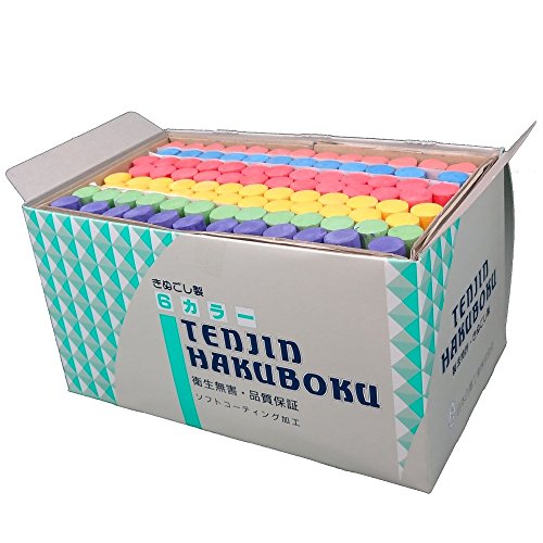 日本白墨工業 天神印チョーク 100本入り 色込CH-8 (CH-8ツメアワセ) (1箱)