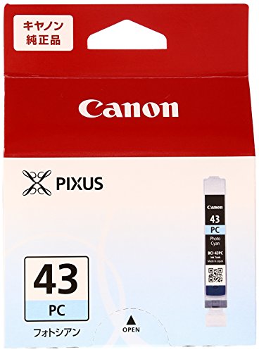 Canon キヤノン 純正 インクカートリッジ BCI-43 フォトシアン BCI-43PC (BCI-43PC)