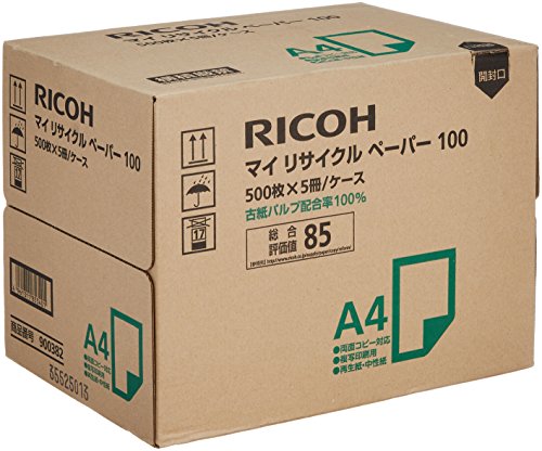 RICOH マイリサイクルペーパー100 A4T (900382) (1箱)