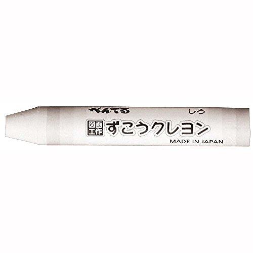 Crayons - ぺんてる ズコウクレヨン 白 PTCG-T29