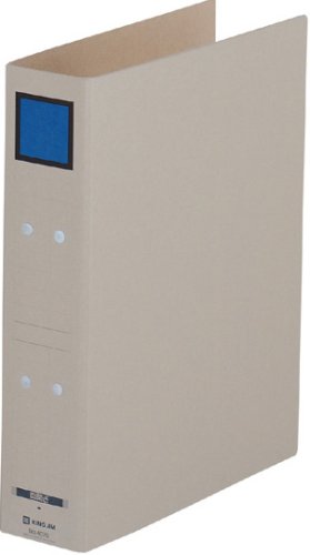 【商品型番】　4075　【商品説明】　A4判：横243×縦307mm2穴穴間隔：80mm色：グレー表紙：印刷ボード表紙(古紙使用)製綴じ具：PP製。背巾/綴じ厚：65/50mm。収容：500枚