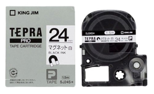 キング テープカートリッジマグネットシロ SJ24S
