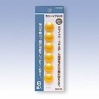日本クリノス カラーマグネット丸型 CMP−20−Y
