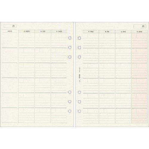 Desk Size - 日本能率協会 リフィル 時間管理 A5-303