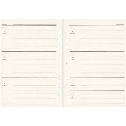 Desk Size - 日本能率協会 リフィル 時間管理 A5-304