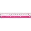 クツワ 定規 16CM ピンク KB027PK