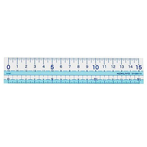 コクヨ 直線定規15CM GY-GBA110B