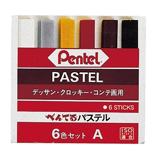 ぺんてる パステル GA-6ADJANコード：4902506110114CE基準をクリアした素材を使用。線描き、面塗りが簡単にできます。混色、重色、ボカシができます。水を含ませた筆でのばすと、水彩画のようなタッチになります。●【商品説明】●「ぺんてる パステル 6色セット A(低彩度タイプ) GA-6AD」は、従来のかたいコンテと軟質のパステルの中間のかたさで、粒子の細かさと伸びの良さが特徴のパステルです。●線描き、面塗りが簡単に出来ます。●混色、重色、ボカシが出来ます。●水を含ませた筆で伸ばすと、水彩画のようなタッチになります。●デッサン・クロッキー・コンテ画用です。●【使用上の注意】●描画以外には使用しないで下さい。●幼児が使用する場合、保護者のもとで使用させて下さい。●口に入れないようにして下さい。●のどに詰まる恐れがあります。●高温の場所に放置をしないで下さい。●【材質】●本体:顔料・体質顔料・ワックス・オイル容器:紙箱●【原産国】●日本【送料について】北海道、沖縄、離島は送料を頂きます。