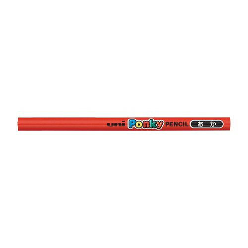 三菱鉛筆 ポンキーペンシル 赤 K800 15