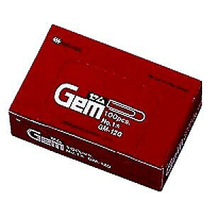 Gem Clip - ミツヤ ゼム 大 100本入 GM-120 NO1