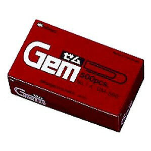 Gem Clip - ミツヤ ゼム 大 500本入 GM-590 NO1